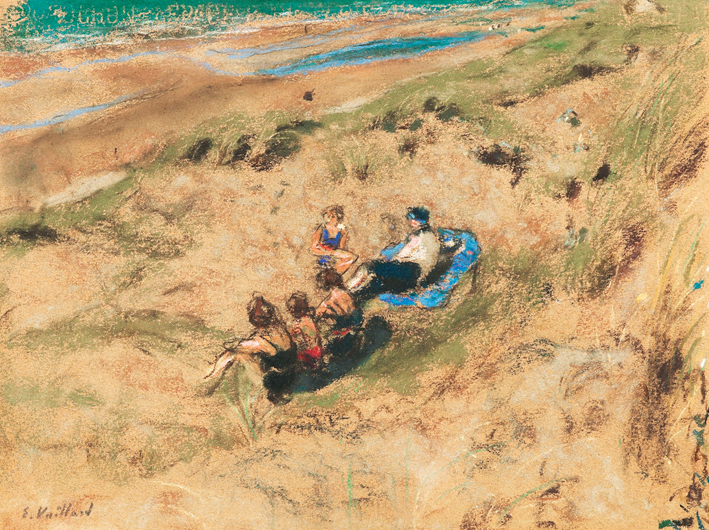  Edouard Vuillard —— SUR LA PLAGE